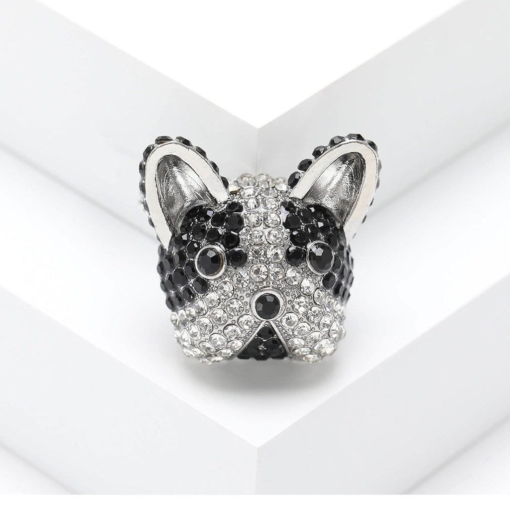 Dog Rhinestone Pin PA4909