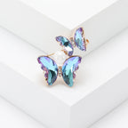 Two Butterfly Rhinestone Brooch PA4912
