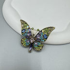 Butterfly Rhinestone Brooch PA4925 - view 9