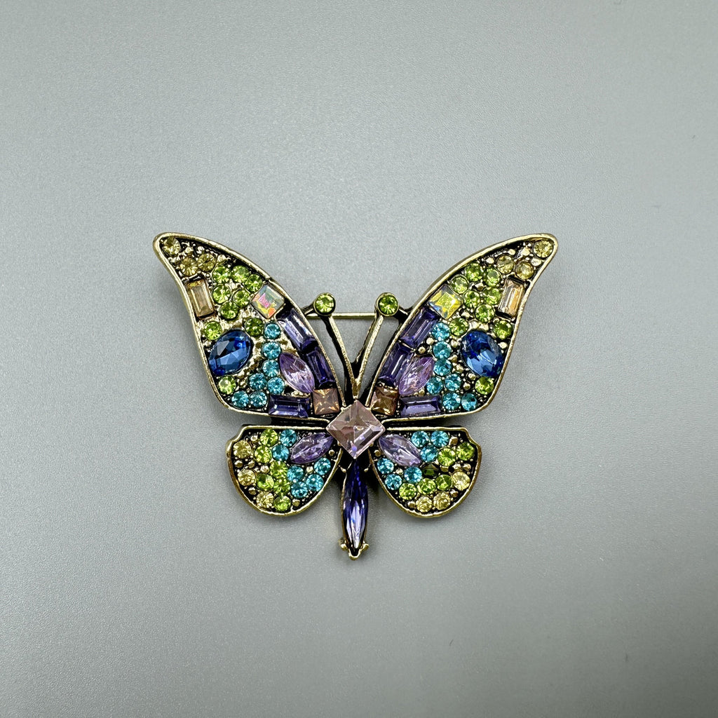 Butterfly Rhinestone Brooch PA4925 - view 10