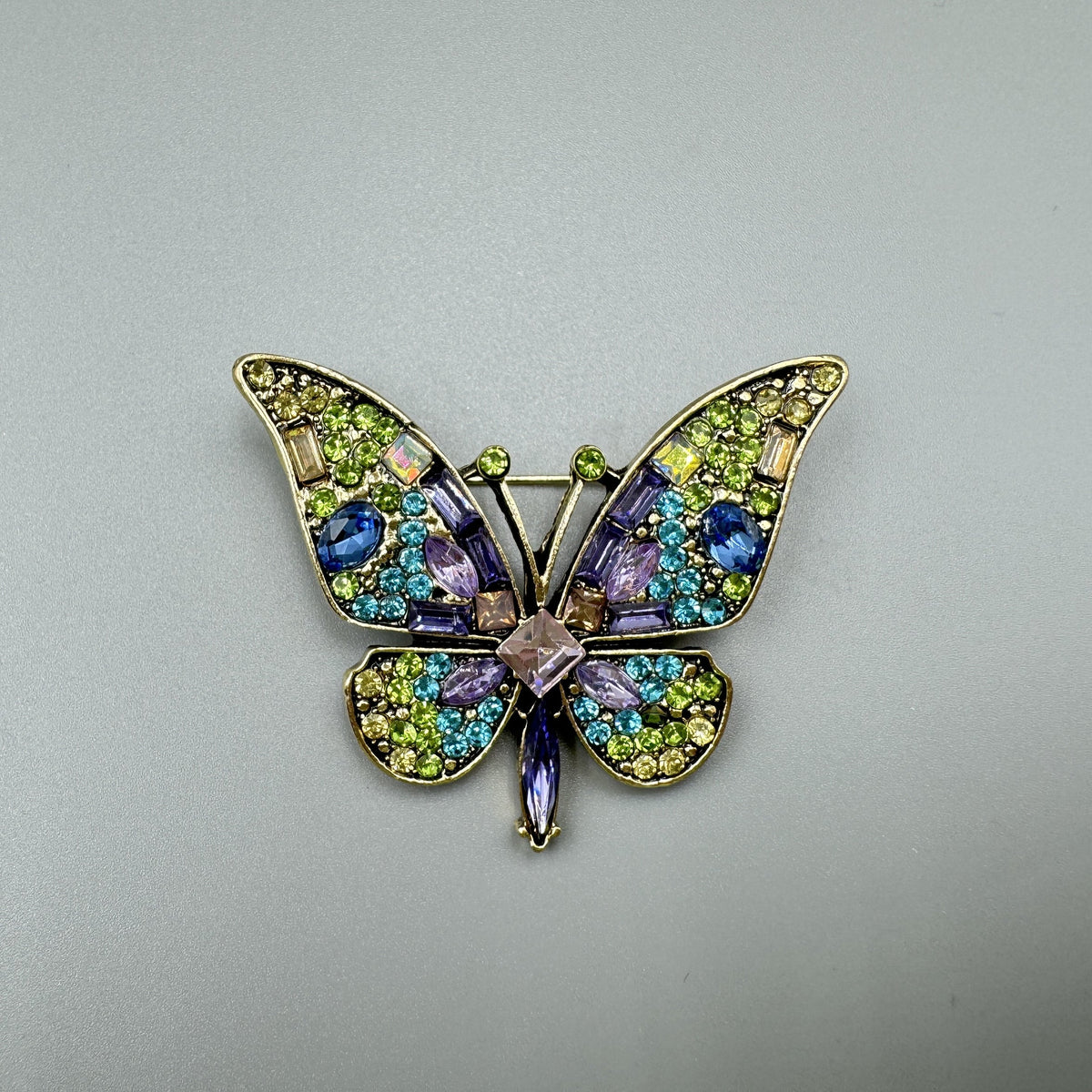 Butterfly Rhinestone Brooch PA4925 - view 10