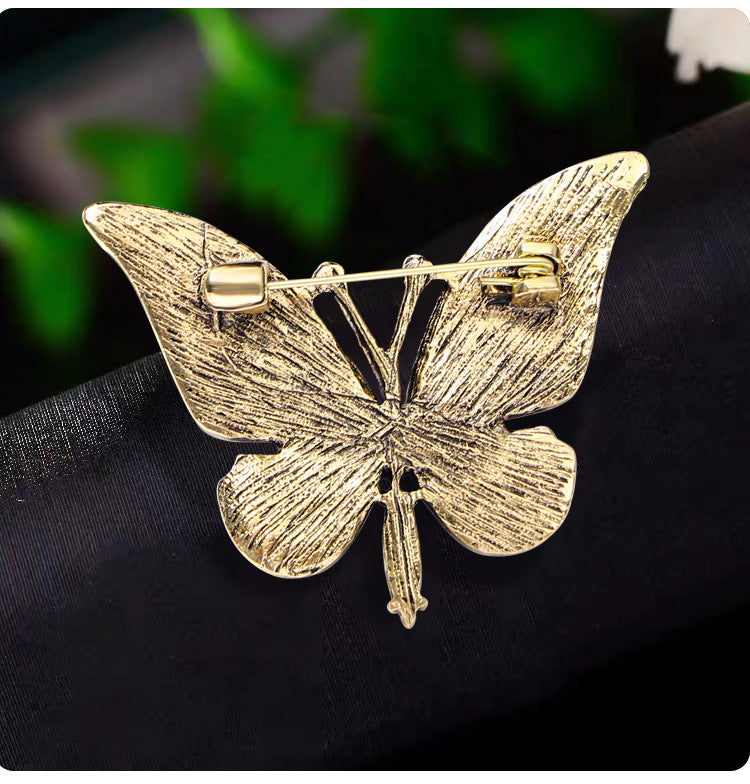 Butterfly Rhinestone Brooch PA4925 - view 5