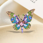 Butterfly Rhinestone Brooch PA4925 - view 7