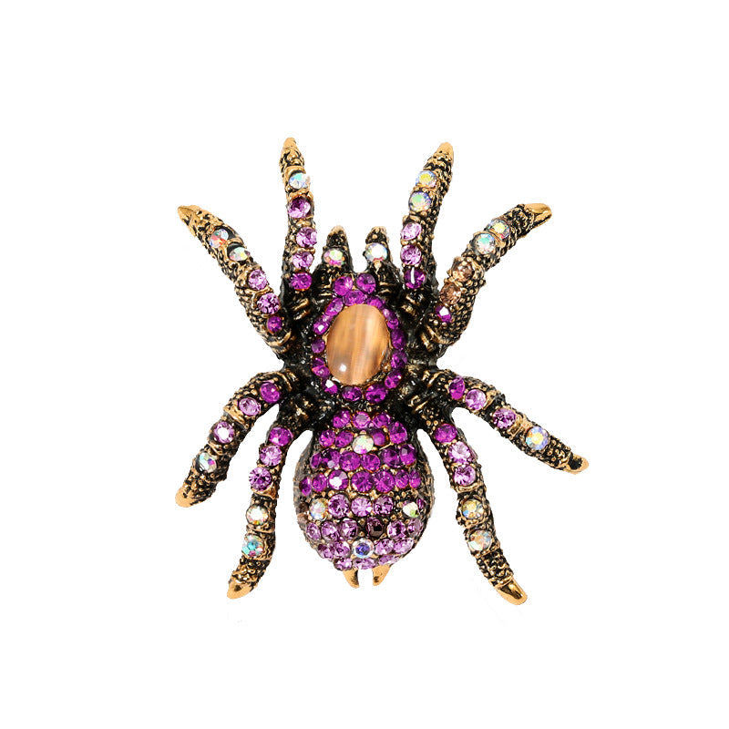 Spider Rhinestone Brooch PA4926 - view 8