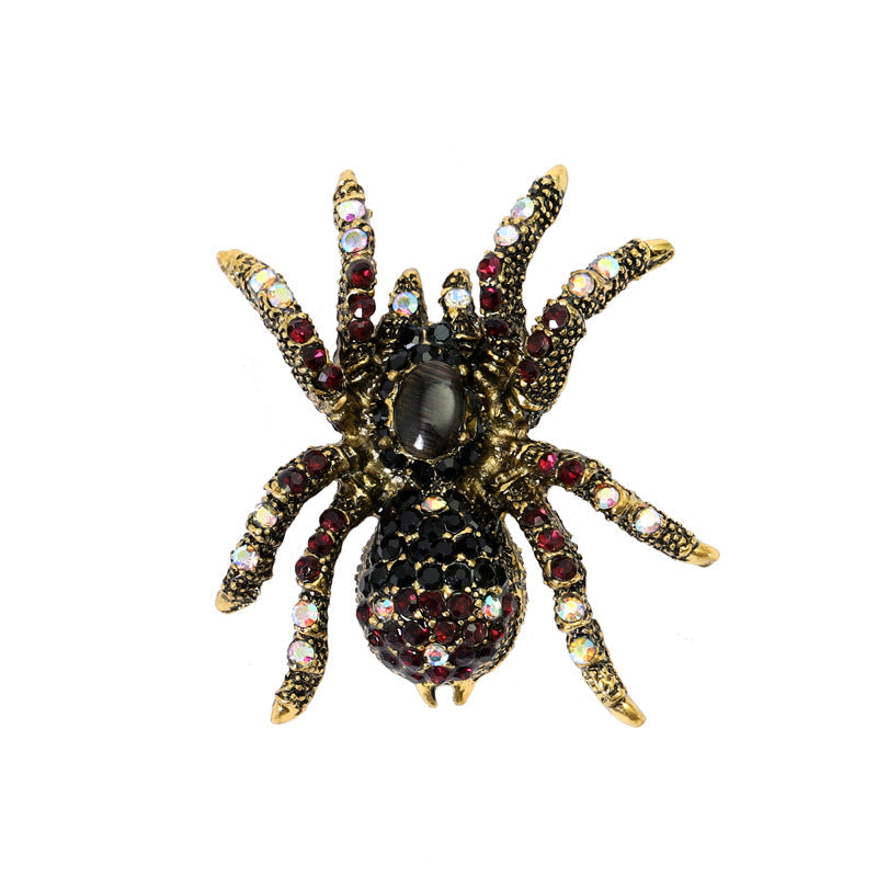Spider Rhinestone Brooch PA4926 - view 7
