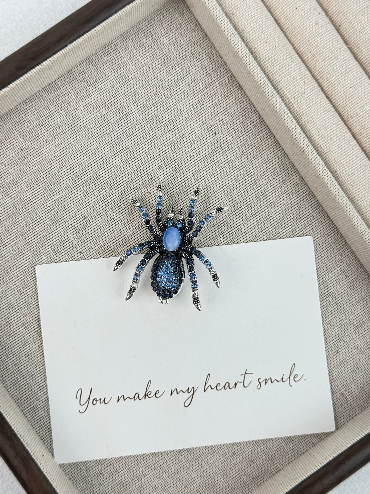 Spider Rhinestone Brooch PA4926 - view 9