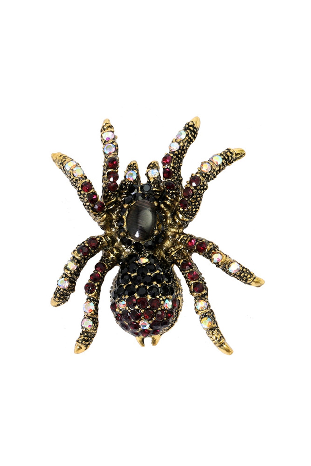 Spider Rhinestone Brooch PA4926 - view 4