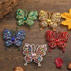 Butterfly Rhinestone Brooch PA4929