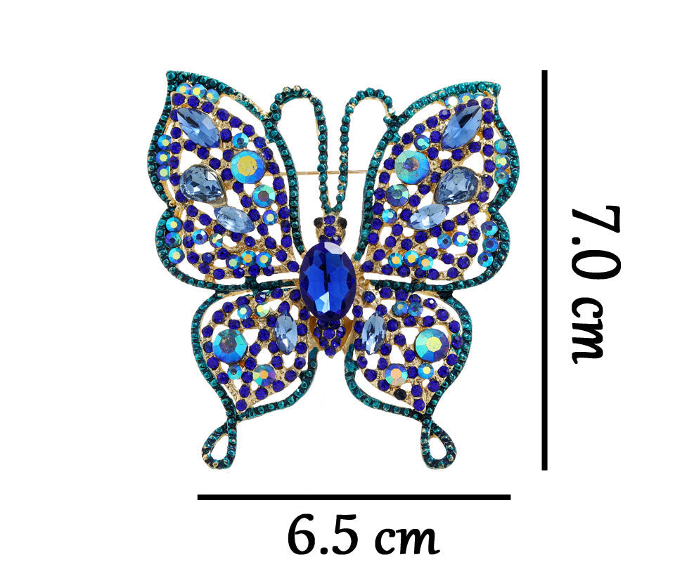 Butterfly Rhinestone Brooch PA4929