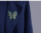 Butterfly Rhinestone Brooch PA4929