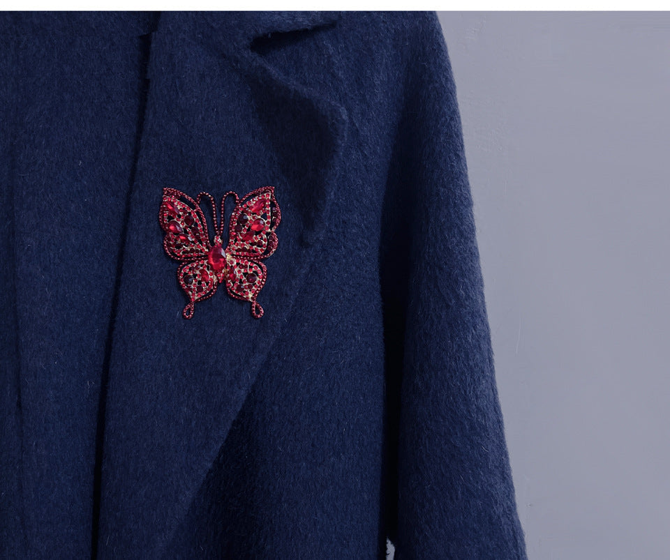 Butterfly Rhinestone Brooch PA4929