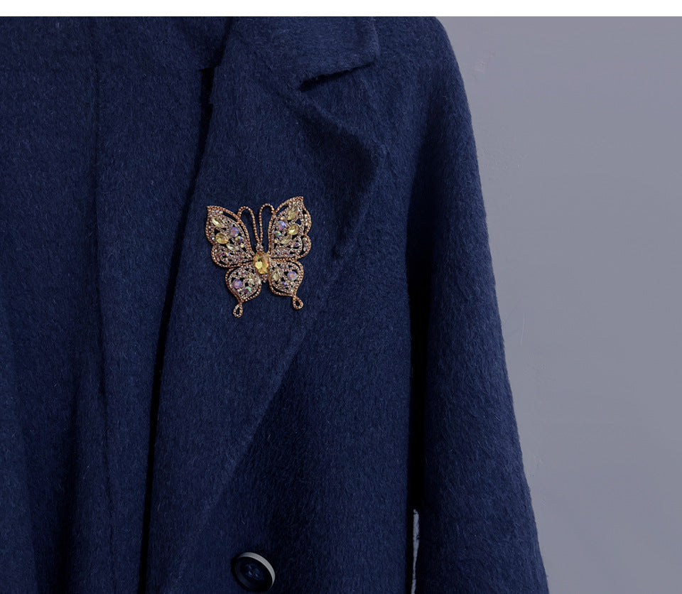 Butterfly Rhinestone Brooch PA4929