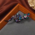 Snake Rhinestone Brooch PA4935 - view 3