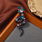 Snake Rhinestone Brooch PA4935 - view 7