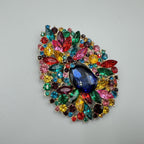 Teardrop Rhinestone Brooch PA4939