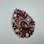 Teardrop Rhinestone Brooch PA4939