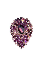 Teardrop Rhinestone Brooch PA4939