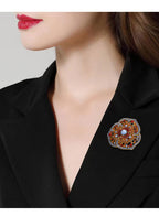 Floral Bead Brooch PA4951