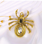 Alloy Crystal Spider Brooch PA4953 - view 2