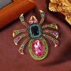 Alloy Crystal Spider Brooch PA4953 - view 3