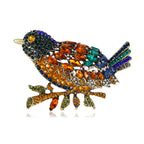 Bird Rhinestone Brooch PA4955