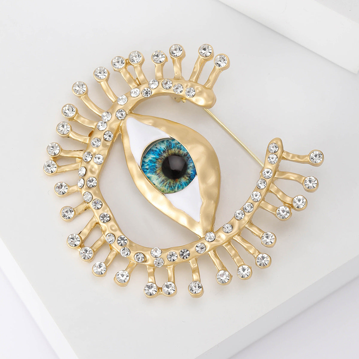 Evil Eye Rhinestone Brooch PA4964 - view 6