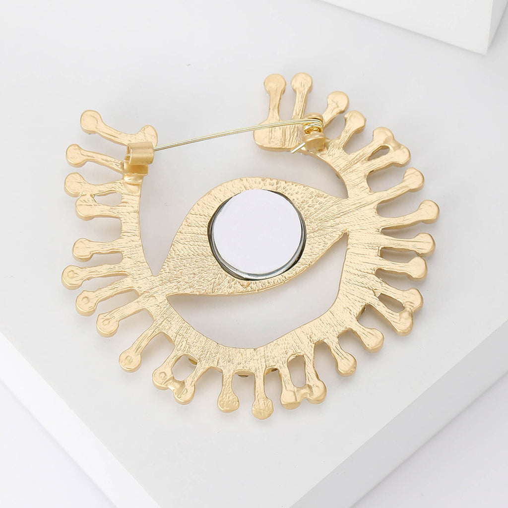 Evil Eye Rhinestone Brooch PA4964 - view 7