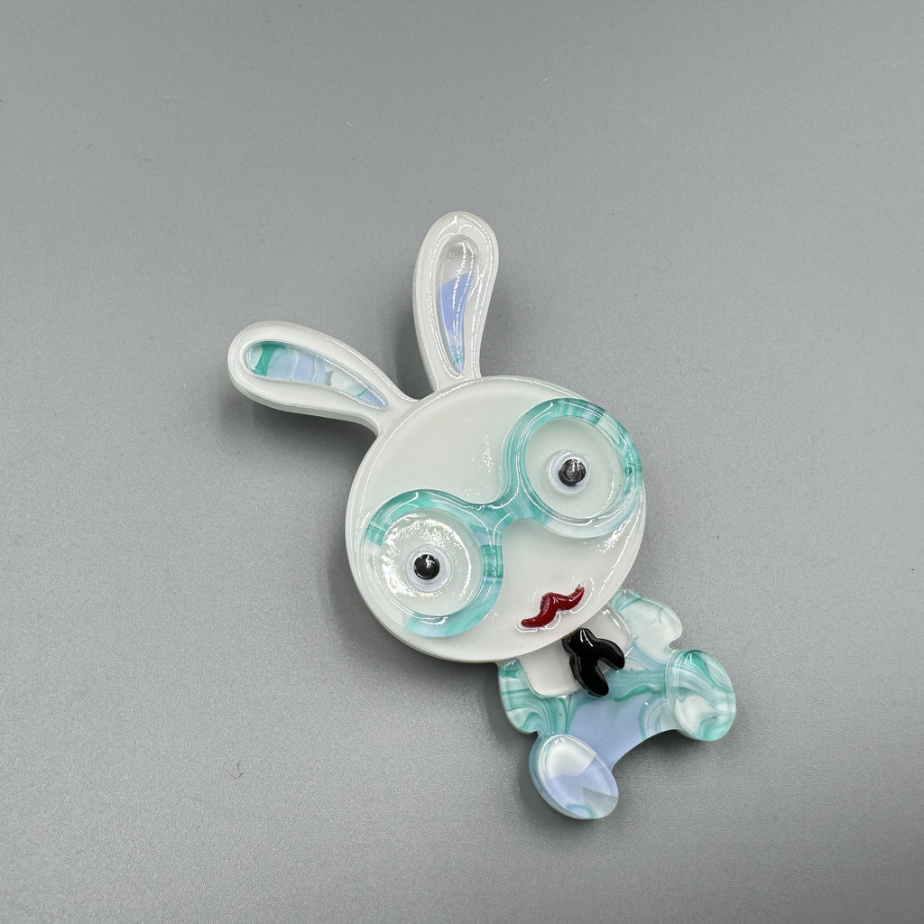 Easter Bunny Acrylic Brooch PA5016