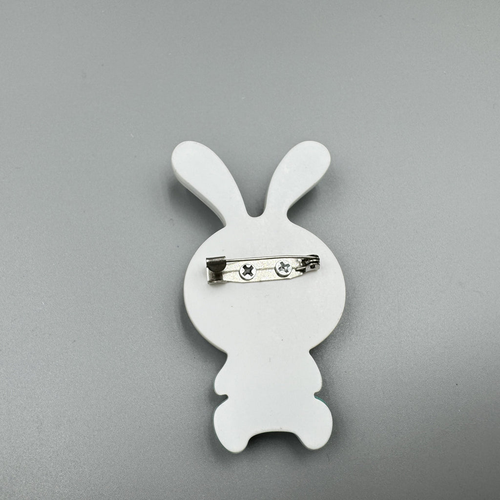 Easter Bunny Acrylic Brooch PA5016