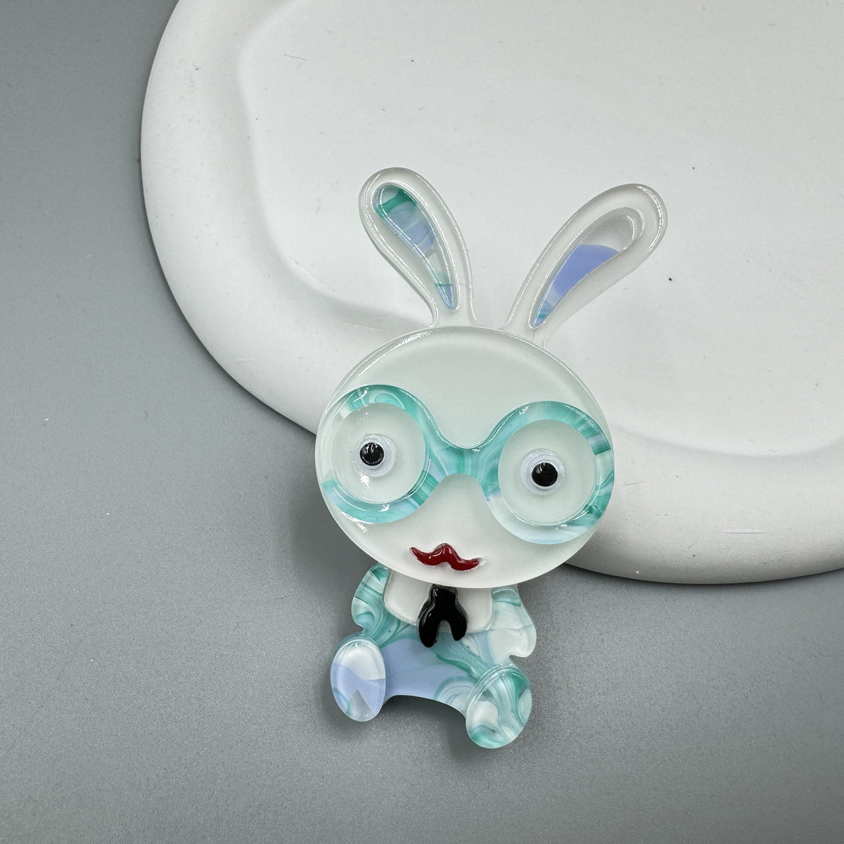 Easter Bunny Acrylic Brooch PA5016