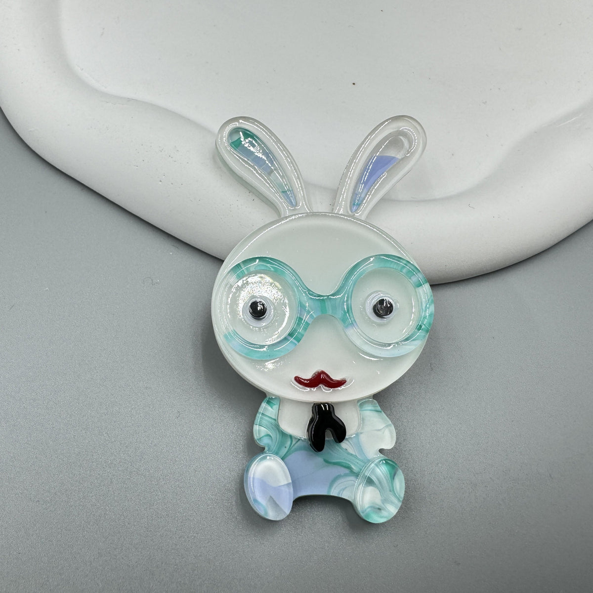 Easter Bunny Acrylic Brooch PA5016