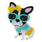 Cute Dog Acrylic Brooch PA5019