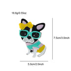 Cute Dog Acrylic Brooch PA5019 - view 2