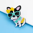 Cute Dog Acrylic Brooch PA5019 - view 7