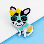 Cute Dog Acrylic Brooch PA5019 - view 4