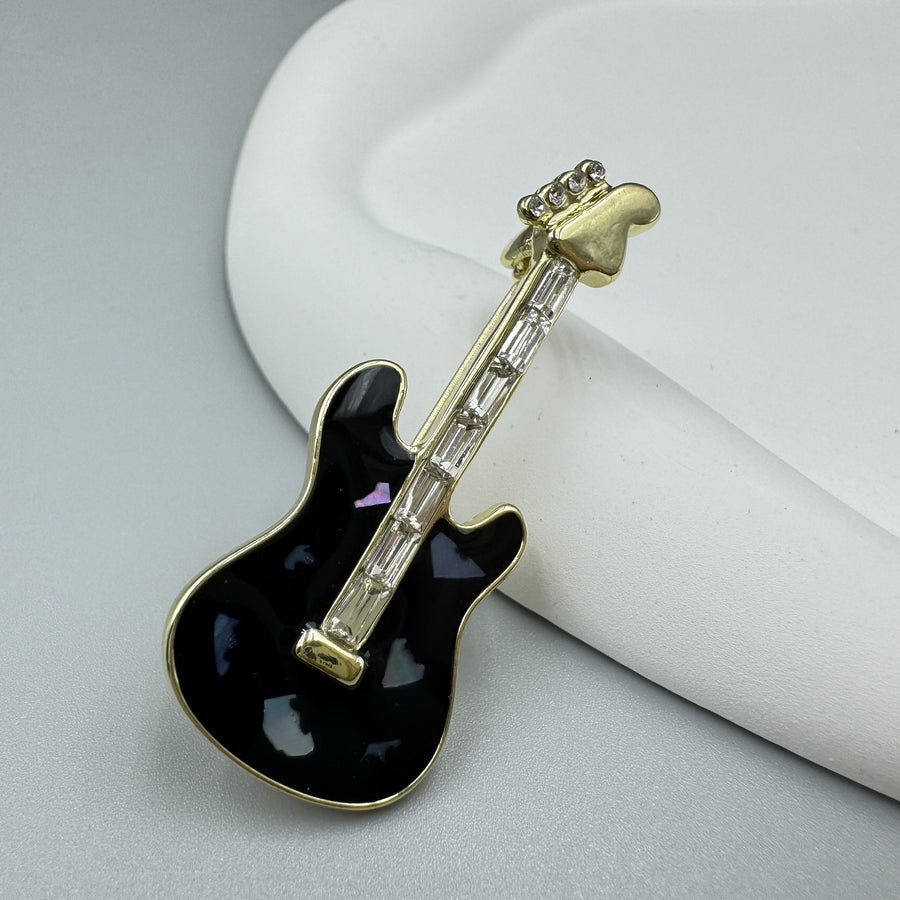 Punk Guitar Alloy Brooch PA5068