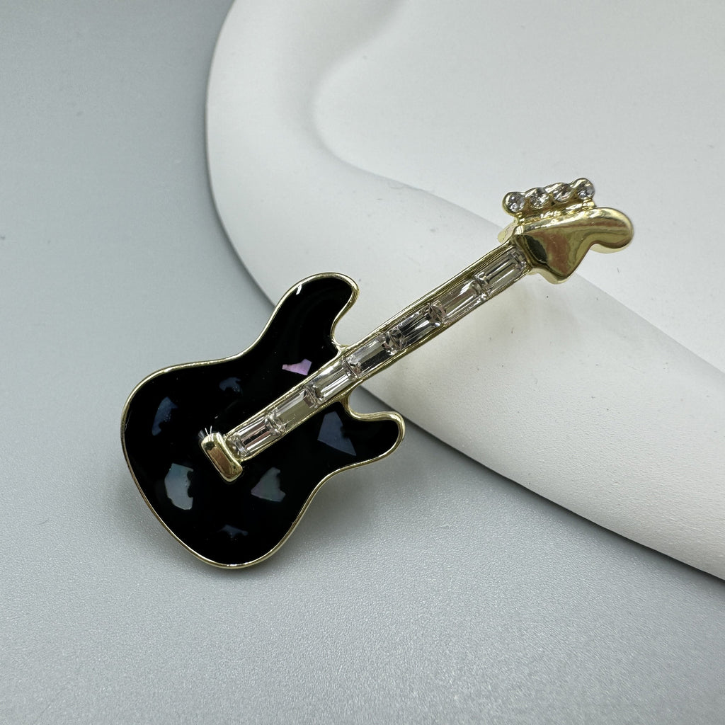 Punk Guitar Alloy Brooch PA5068