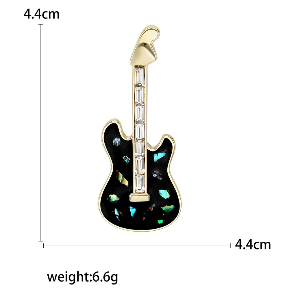 Punk Guitar Alloy Brooch PA5068