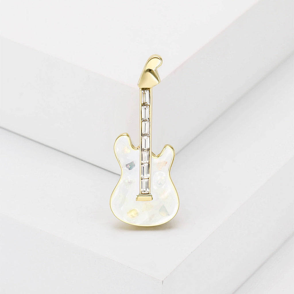 Punk Guitar Alloy Brooch PA5068