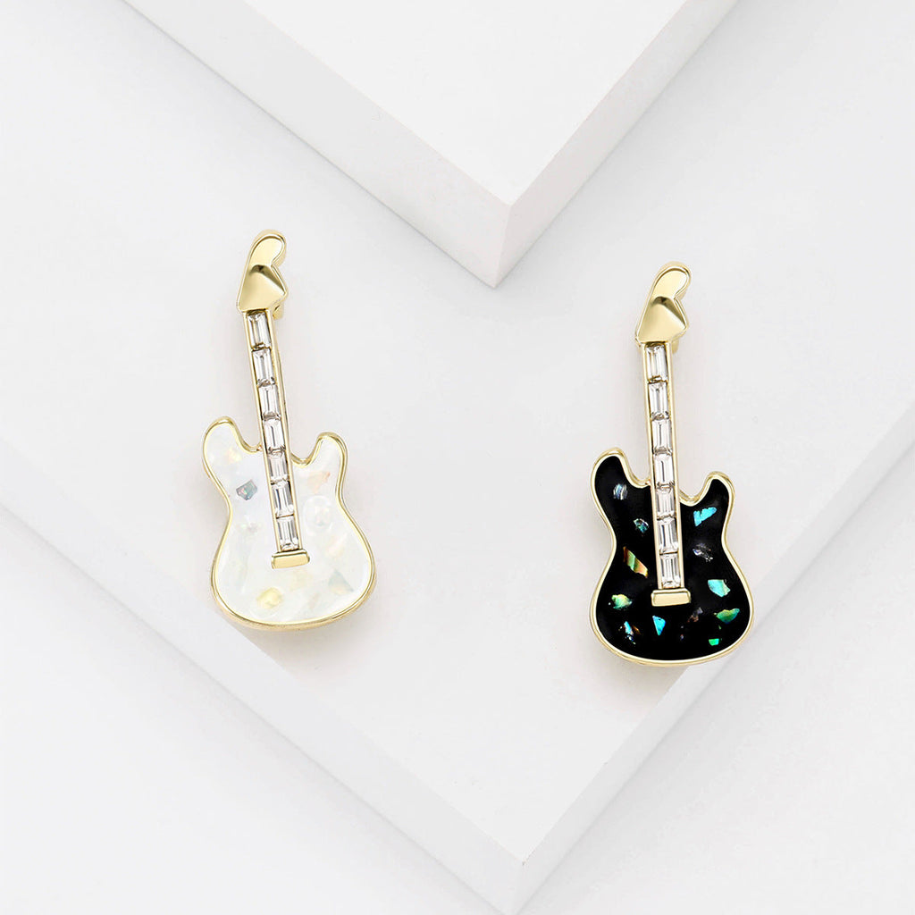 Punk Guitar Alloy Brooch PA5068