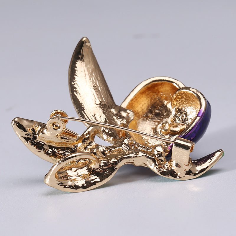 Olives Enamel Alloy Brooch PA5075 - view 3