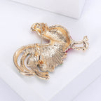 Rooster Enamel Alloy Brooch PA5079 - view 6