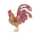 Rooster Enamel Alloy Brooch PA5079 - view 12