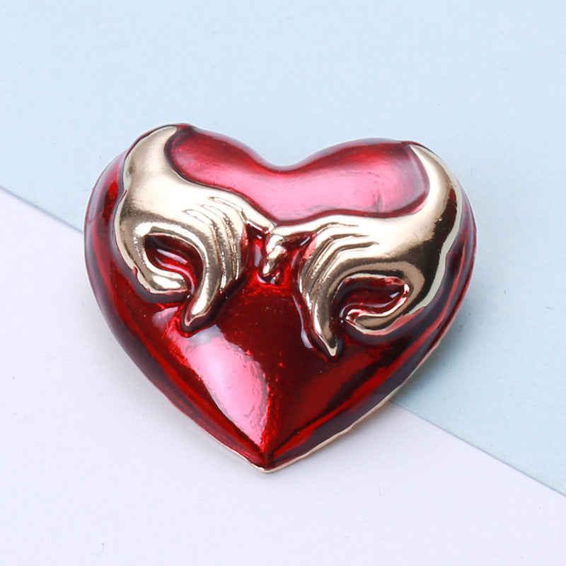 Heart-Shaped Brooch PA5083 - view 5