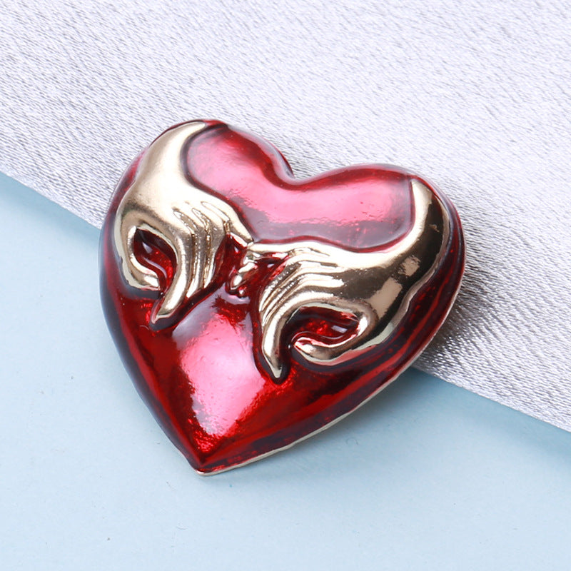 Heart-Shaped Brooch PA5083