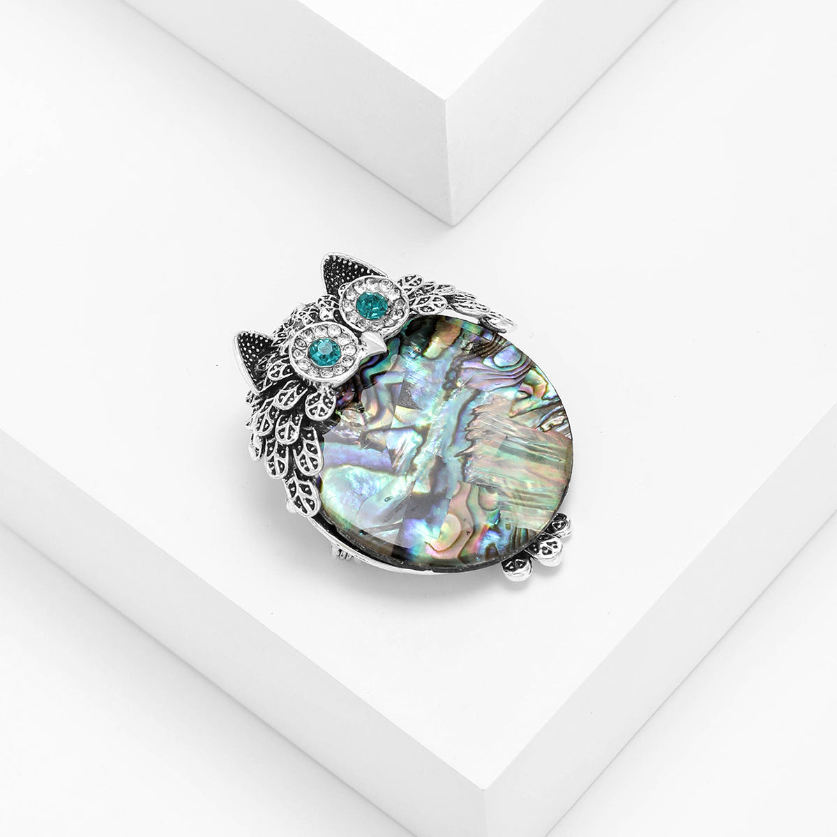 Mother Of Pearl Owl Brooch PA5087 - view 6