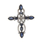 Cross Rhinestone Brooch PA5088