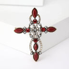 Cross Rhinestone Brooch PA5088 - view 13