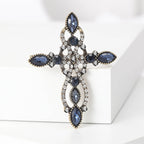 Cross Rhinestone Brooch PA5088 - view 15