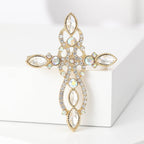 Cross Rhinestone Brooch PA5088 - view 16